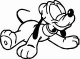 Pluto Coloring Pages Dog Baby Drawing Mickey Fingerprint Getcolorings Color Beautiful Getdrawings Print Funky sketch template