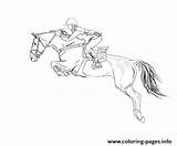 Jumping Horse Coloring Pages Show Drawing Riding Sketch Rider Draw Printable Girl Horses Sketches Google Search Print Jump Drawings Pencil sketch template
