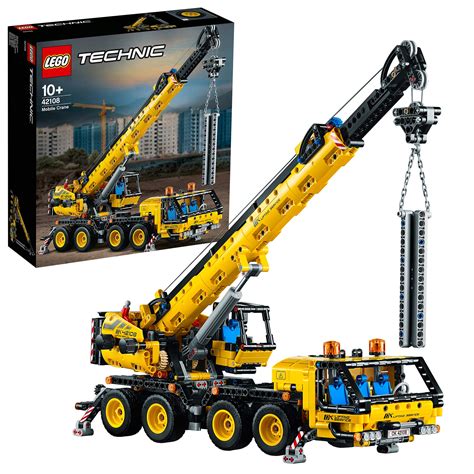 lego  technic mobile crane truck toy construction vehicles building set buy