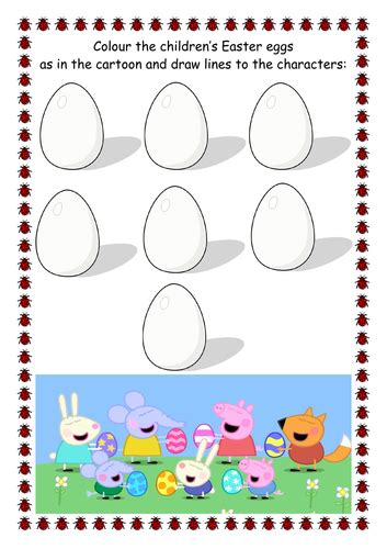 peppa pig spring worksheets distant learning teaching resources