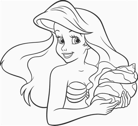 ursula  mermaid coloring pages coloring home