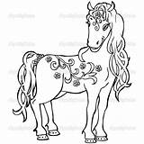 Horse Coloring Pages sketch template