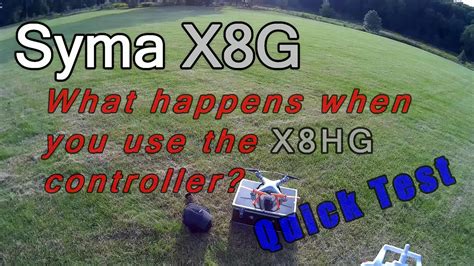 syma xg   xhg controller quick test   convert  altitude hold youtube