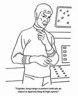 Trek Spock Colouring Ausmalbilder Catcher Starship Kirk Coloriages Abc Catchers sketch template