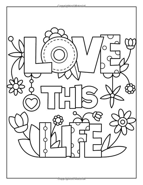 inspirational quotes coloring pages coloring home