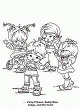 Rainbow Brite Coloring Pages Sheets Printable Kids Characters Comments Coloringhome sketch template