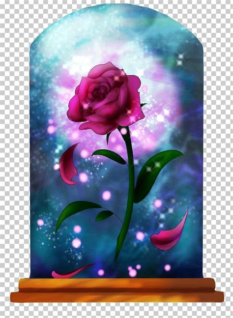 high quality beauty   beast clipart enchanted rose