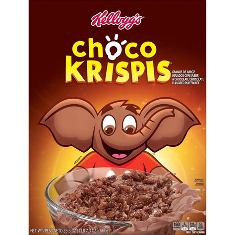 kelloggs choco krispies original cold breakfast cereal  oz