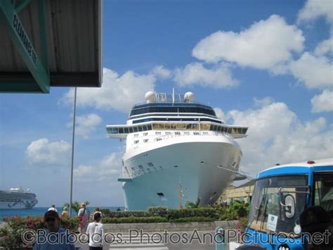 Celebrity Cruise Ship Docked At Bridgetown Cruise Terminal