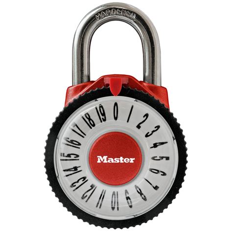 quality  comfort master lock locks magnified combination dial