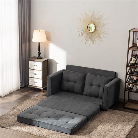 kepooman sofa bed modern convertible folding sofa couch suitable  compact living spaces