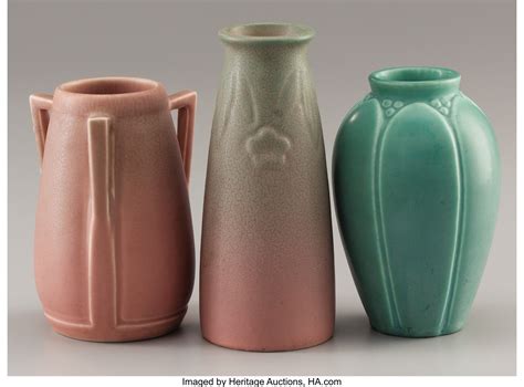 american art pottery vases rookwood pottery cincinnati lot  heritage auctions