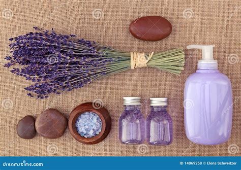 lavender spa stock photo image  glass horizontal