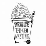 Food Waste Poster Vector Wasting Clip Illustrations Illustration Graphics Istockphoto sketch template