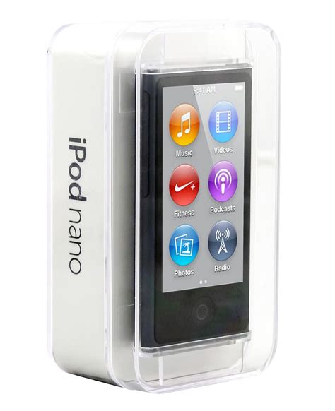 apple ipod nano  generation slate  gb latest model fm radio earpods ebay