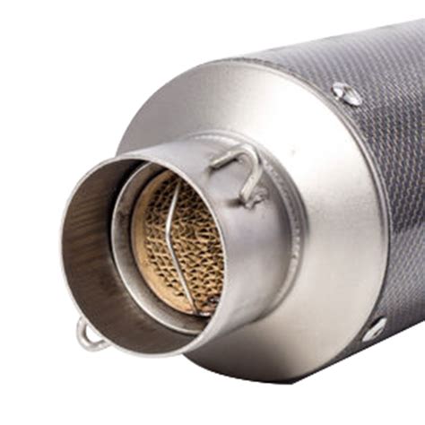 mm removable silencer exhaust pipe muffler db killer noise eliminator ebay