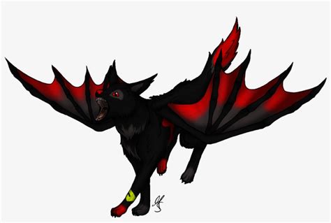 Demon Anime Wolf Girl With Wings