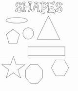 Coloring Shapes Geometric sketch template
