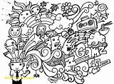 Coloring Doodle Pages Getcolorings sketch template