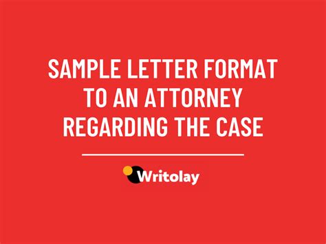 sample letter  attorney  case  templates