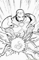 Coloring Superhero Pages Printable Print Ironman sketch template