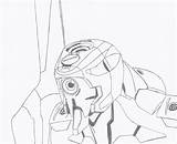 Evangelion Genesis Neon Coloring Eva Designlooter Unit 86kb sketch template