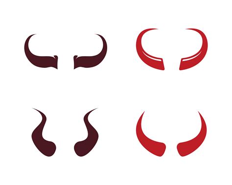 bull horn logo  symbols template icons  vector art  vecteezy