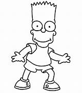 Simpson Coloring Pages Bart Lisa Simpsons Print Naughty Getcolorings Kids Button Using Color sketch template