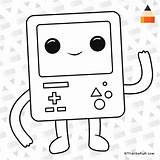 Bmo Draw Adventure Time Drawings Coloring Drawing Chibi Robot Letsdrawkids Finn Jake Character Characters Helpful Characterized Trusting Loyal Choose Board sketch template