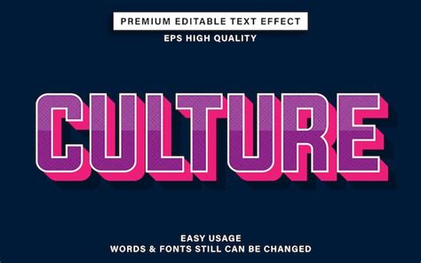 premium vector bold text effect