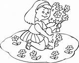 Coloring Pages Summer Flowers Fun Girls sketch template