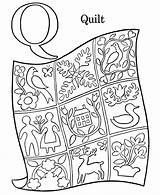 Coloring Quilt Pages Letter Alphabet Color Printable Abc Sheets Activity Kids Print Farm Letters Sheet Words Clipart Colouring Square Learning sketch template