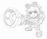Legends League Coloring Tristana Pages Desenho Shot Armored Character Base Designlooter Printable Drawings Another 667px 05kb Temtodasas sketch template
