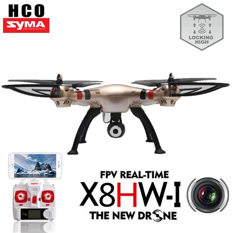 syma xhw wifi fpv drone altitude hold rc quadcopter drone  camera hd  axis rtf dron rc