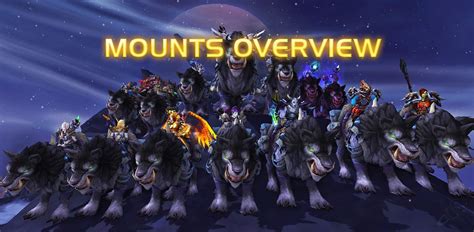 wow mounts overview leprestorecom bfa blog