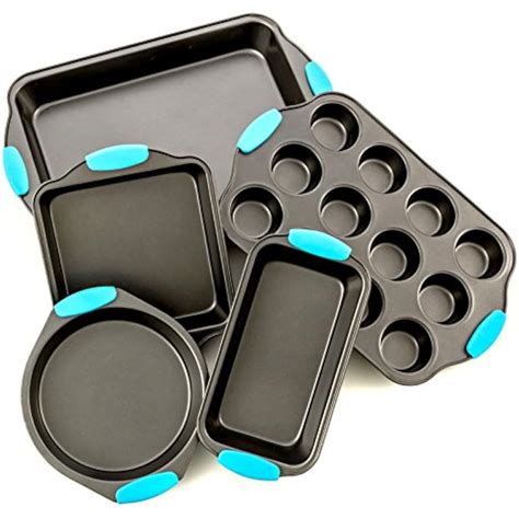 bakeware sets set premium nonstick baking pans set   includes pie