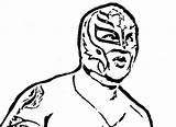 Mysterio Wwe Wrestling Contender Clipartmag sketch template