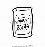Canned Food Shutterstock Stock Search sketch template