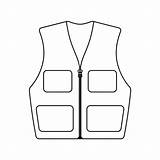 Vest Clip Illustrations Military Vector sketch template