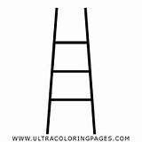 Ausmalbilder Página Edificio Allmodern Treppe Ladder Escalera Dibujo Leiter Ultracoloringpages sketch template