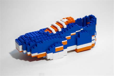 blue lego running shoe system based creations bzpower
