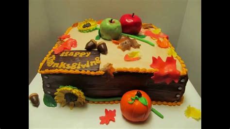 thanksgiving cake decorating ideas youtube