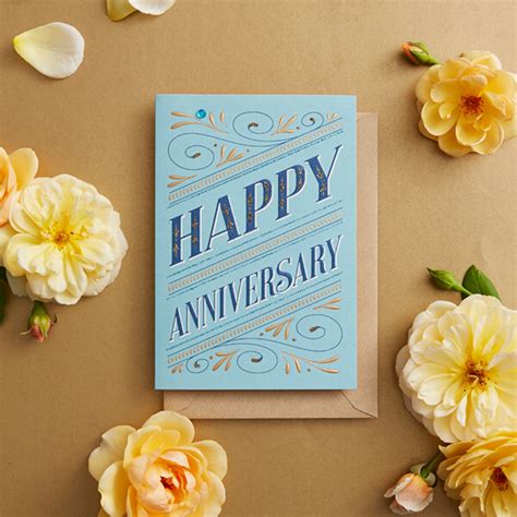 anniversary cards paper party supplies anniversary card