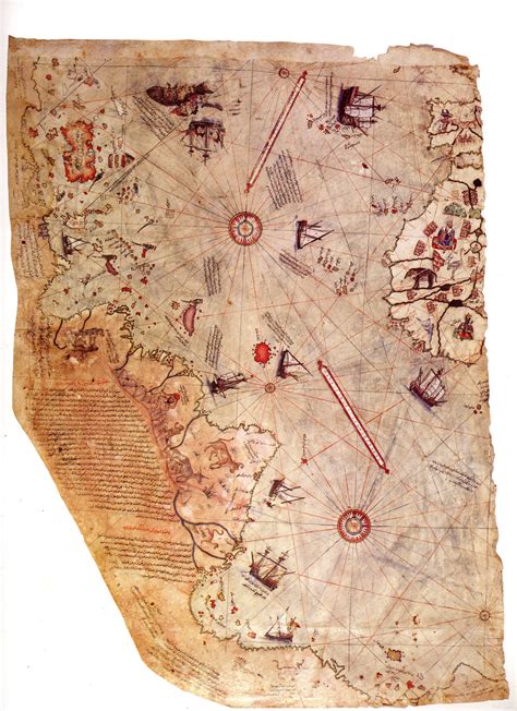 Piri Reis Map Who Or What Charted Land Masses Before