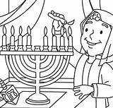 Coloring Chanukah Pages Story Getcolorings sketch template