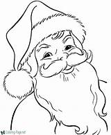 Coloring Christmas Santa Claus Pages sketch template