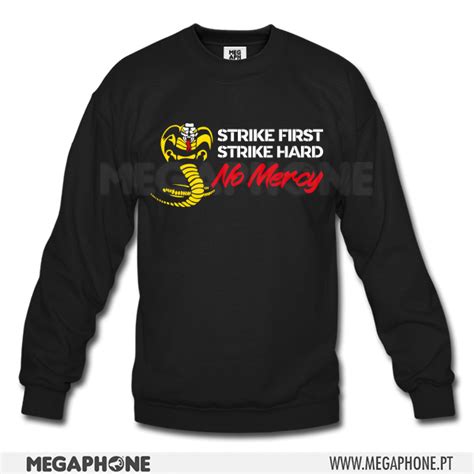 Cobra Kai No Mercy Shirt Megaphone Loja Online De T Shirts