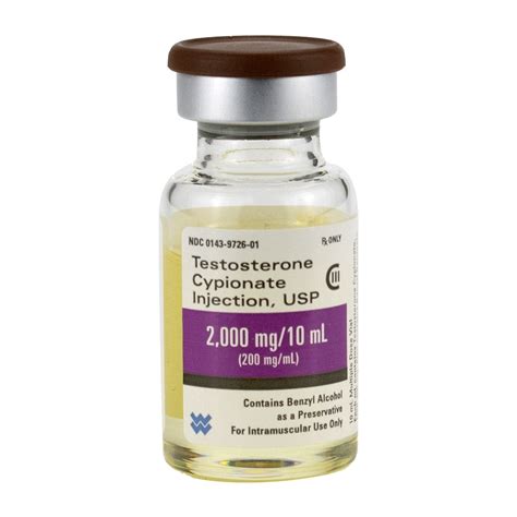 testosterone cypionate  iii mgml mdv ml vial mcguff