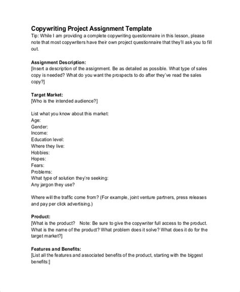 project assignment template   word  documents