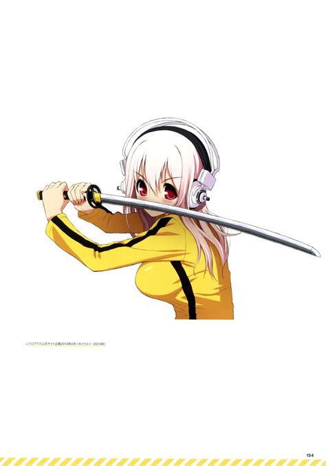 Tsuji Santa Kill Bill Super Sonico Sonico Cosplay Headphones Sword